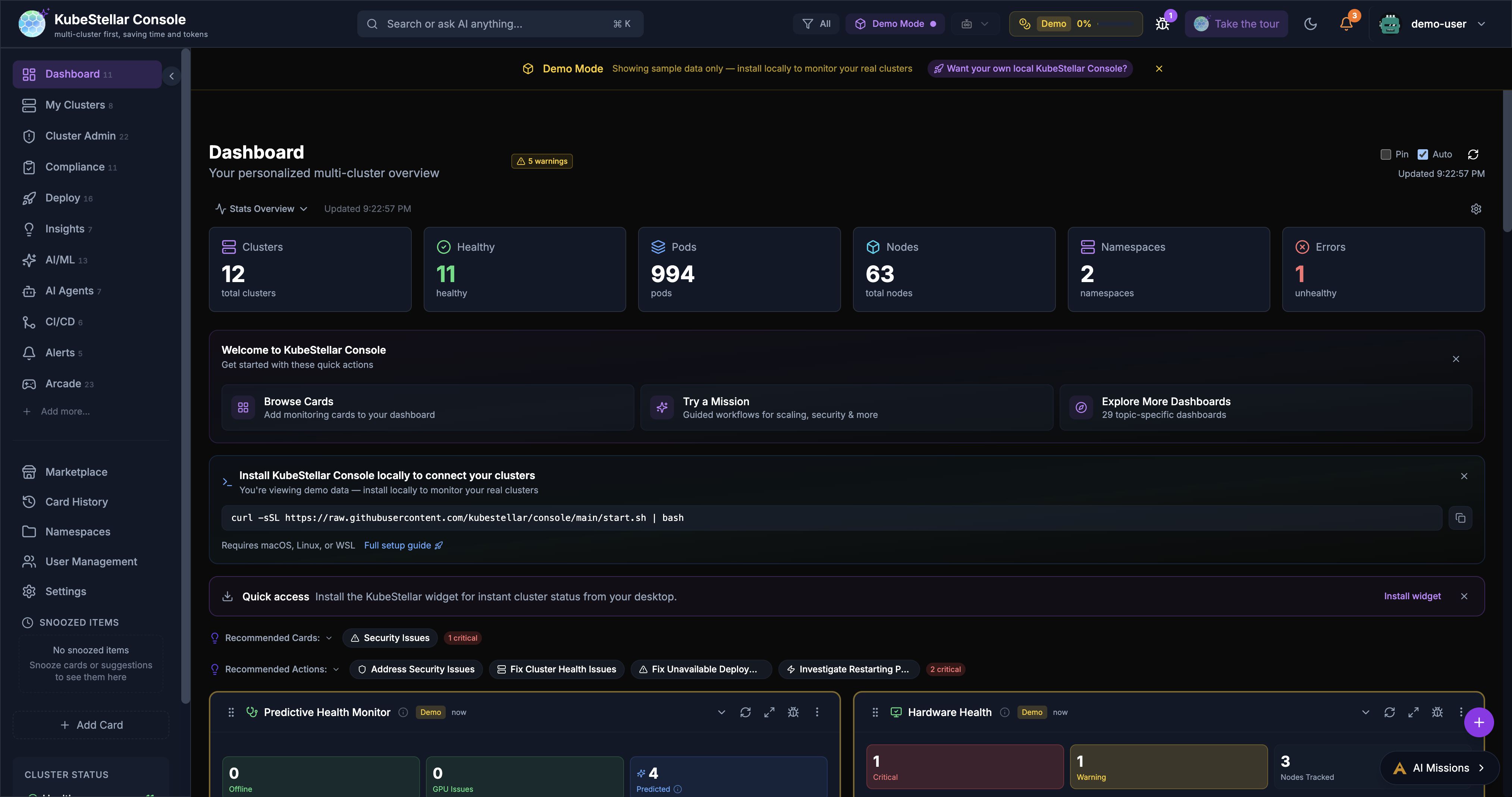 Dashboard Overview